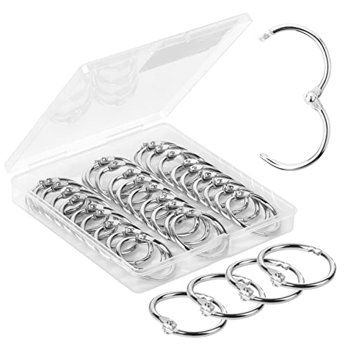 Mr. Pen- Loose Leaf Binder Ring, 40 Pack, 1 Inch