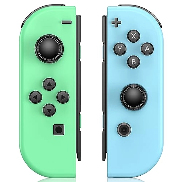 PKMACE Joy Con for Switch Nintendo, Replacement for Switch Controllers with Dual Vibration/Wake-up/Screenshot