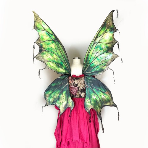 Large Leaf-Inspired Fairy Wings, Adult Fairy Wings, Corset Friendly Fairy Wings