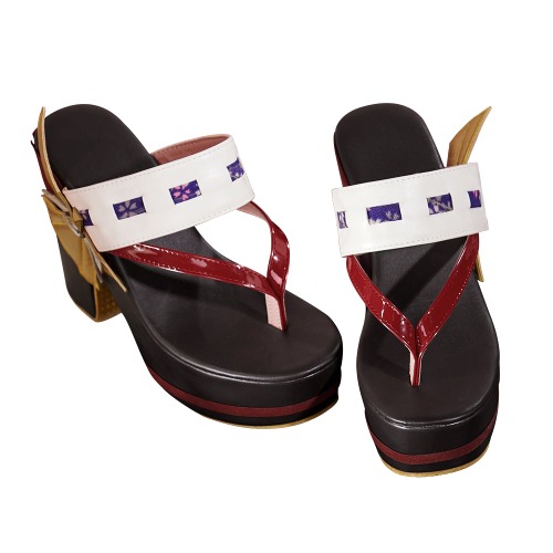 【Ready For Ship】DokiDoki-SR Game Genshin Impact Yae Miko Cosplay Costume / Shoes | Shoes Only-S(EU 36-37)-Ready For Ship