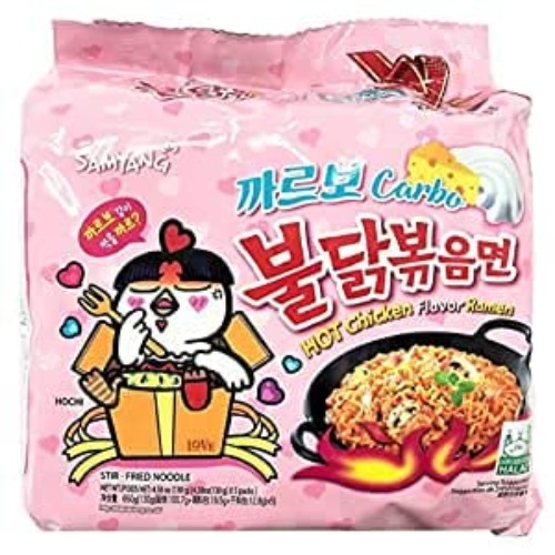 Samyang Hot Chicken Flavour Ramen Carbonara 130g (10Stück)