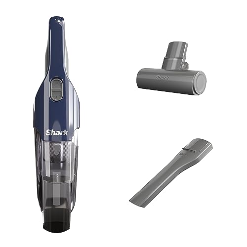 Shark CH701 Cyclone PET Handheld Vacuum with PetExtract Hair, 8" Crevice Tool, HyperVelocity Suction, Navy Blue/Grey - Navy Blue/Grey