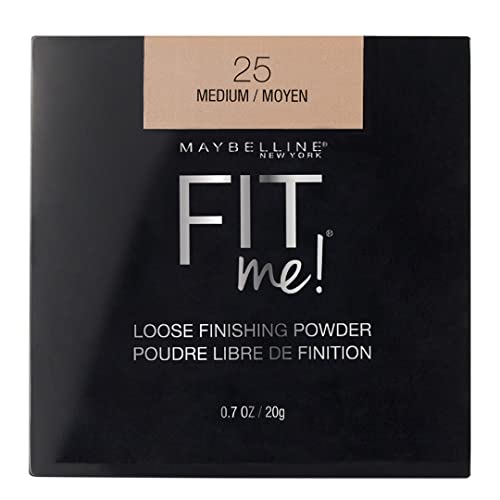 Maybelline Fit Me Loose Setting Powder, Face Powder Makeup & Finishing Powder, Light Medium, 1 Count - 20 Light Medium - 0.7 Ounce (Pack of 1)