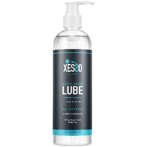 XESSO Water-Based Lube 12 fl.oz. for Women&Men&Couple, Massage, Slippery, Glide Gel, Sensitive-Skin Friendly, Discreet Package