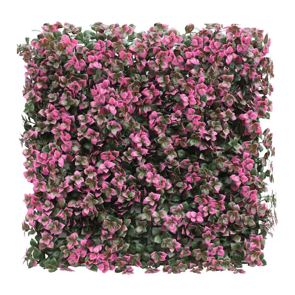 SunnyRoyal Artificial Boxwood Panels Topiary Hedge Plant UV Protected Privacy Ivy Screen Faux Greenery Wall Décor Outdoor Indoor Use Backyard Garden Decoration 20" x 20" Carnea Pink 6 Pieces - 6 Carnea Pink