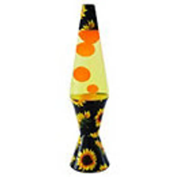 Yellow Sunflower Lava Lamp - 17 Inch - Spencer's