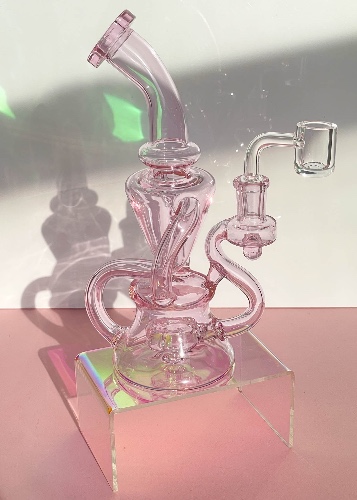 CANDY RECYCLER Bong or Rig | Pink Rig