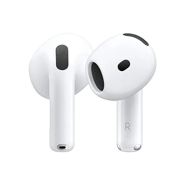 Apple AirPods 4 Kabellose Kopfhörer, Bluetooth Kopfhörer, Personalisiertes 3D Audio, Schutz for Schweiß und Wasser, USB-C Ladecase, H2 Chip, bis zu 24 Std. Wiedergabe
