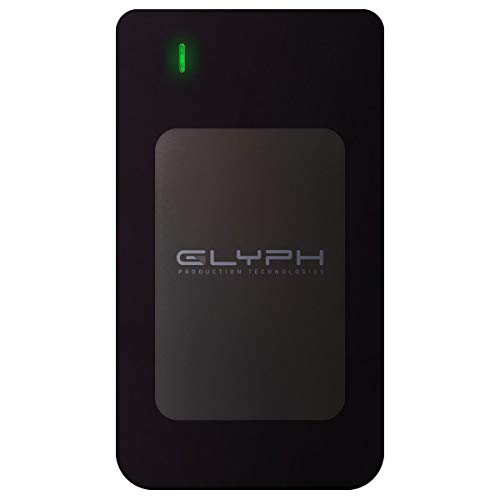 Glyph Atom RAID SSD (External USB-C, USB 3.0, Thunderbolt 3) (4TB, Black)