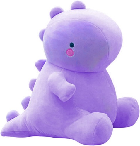 VHYHCY Cute Dinosaur Plush Toys, Fat Dinosaur Stuffed Animals Toys Dolls, Soft Plush Stuffed Animal Dino Plushie, Birthday Gifts for Kids Girls Boys Purple 12 inch - Charm Purple 12 inch