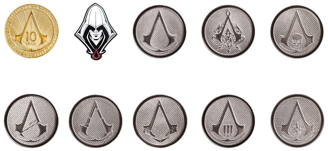 PowerA Assassin’s Creed Collector Pins - One Randomly Selected Pin