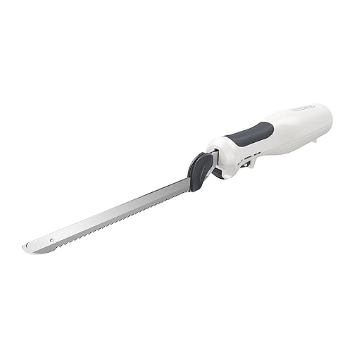 BLACK+DECKER Comfort Grip Electric Knife with 7-Inch Stainles Steel Blades - Electric,Simple
