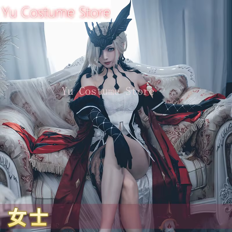 Fantasia Yu Anime! Genshin impacto npc la senhora jogo terno elegante vestido uniforme cosplay traje festa de halloween roupa para mulher - AliExpress 200000532
