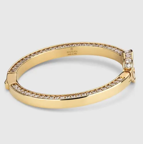 Gucci Blondie bangle with crystals