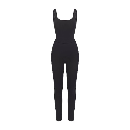 SOFT SMOOTHING SEAMLESS CATSUIT | ONYX