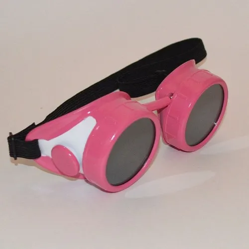 Pink and White Cute Atomic Mid Century Goggles