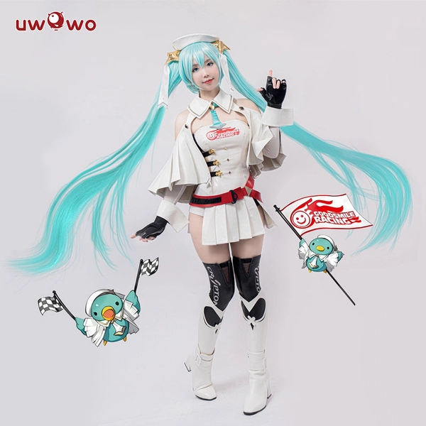 Uwowo Vocaloid Hatsune Miku 2023 Racing Ver Cosplay Costume
