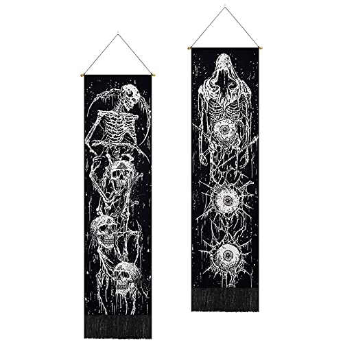 Uspring Pack of 2 Skull Tapestry 