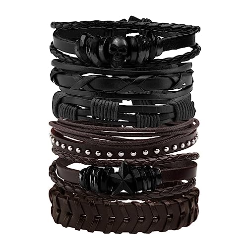 Punk Leather Bracelets