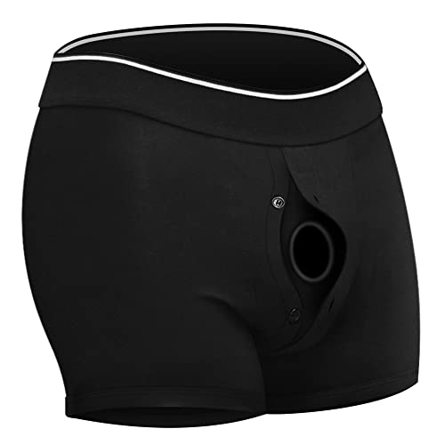 Strap on Harness Shorts for Sex for Couple for Women Men Strap on Dildo dilldó for her Strap on for Pegging Unisex Lesbian strapon Strapless Hollow Strap on Adult Sex Toy - Classic - Medium/Large