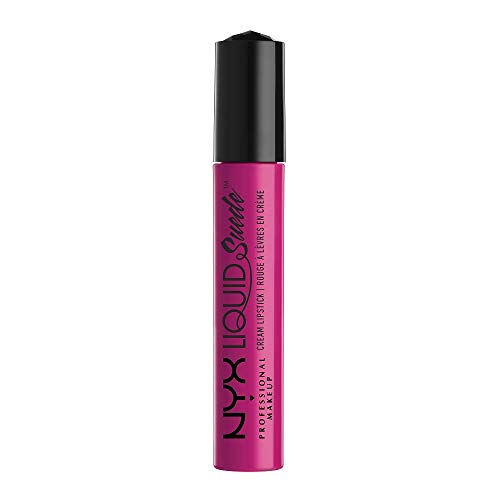 NYX PROFESSIONAL MAKEUP Liquid Suede Cream Lipstick - Pink Lust (Hot Pink) - Pink Lust - 0.13 Fl Oz (Pack of 1)