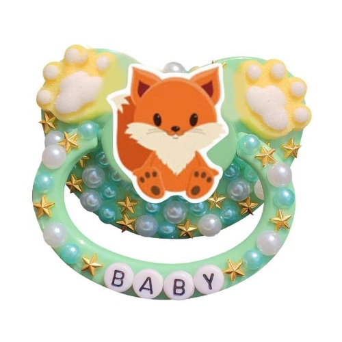 Strawbunny Baby Mint Deco Pacifier - Fox