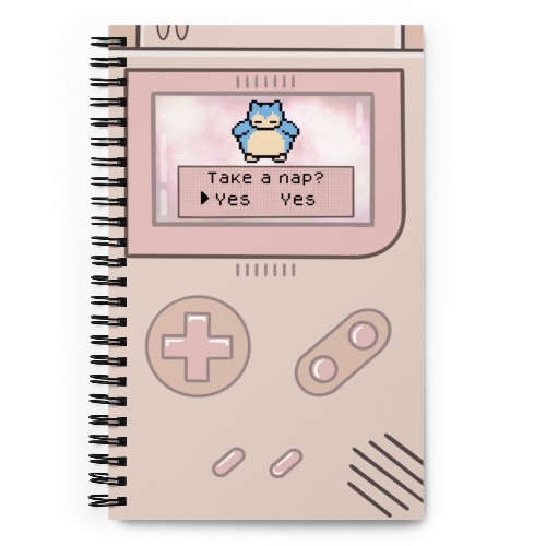 Take A Nap | Spiral notebook | Pokemon