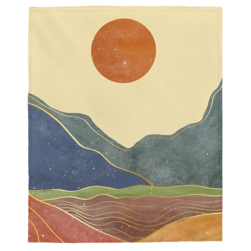 California Sun Velveteen Plush Blanket - 50" x 60"