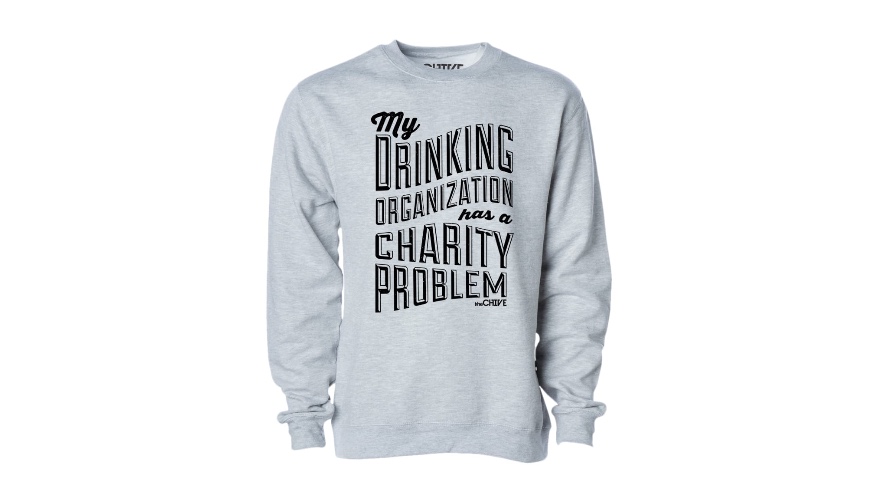 Drinking Organization 2.0 Women's Pullover | Womens / Grey / Large
