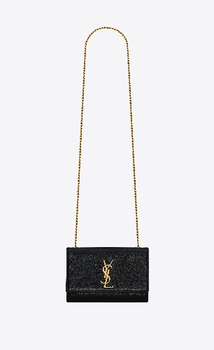 kate small in shiny grained leather