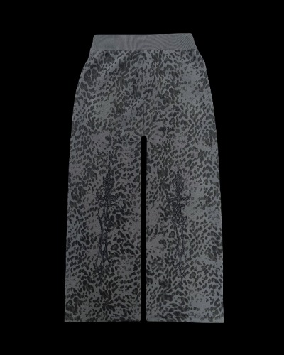 DAGGERS STRAIGHT LEG SWEATPANTS NIGHT LEOPARD | M