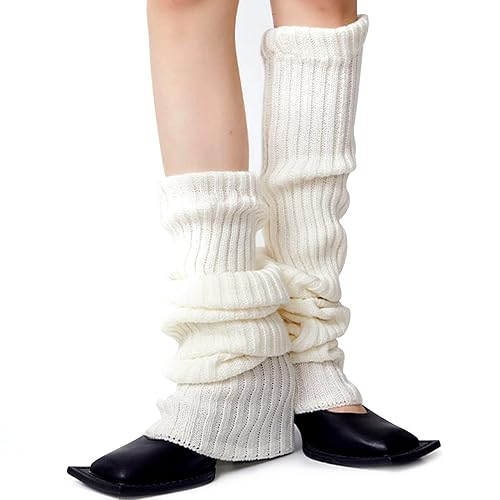 Vanleestar leg warmer for womens Retro - White
