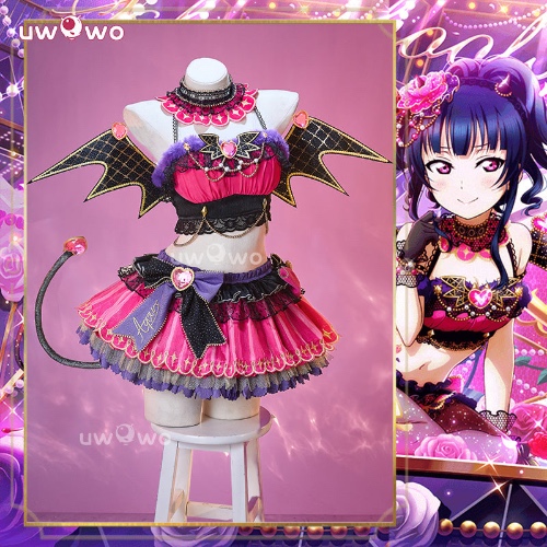 Uwowo Collab Series: Love Live! School Idol Festival Tsushima Yoshiko Aqours Little Devil ver. Cosplay Costume - 【Pre-sale】S