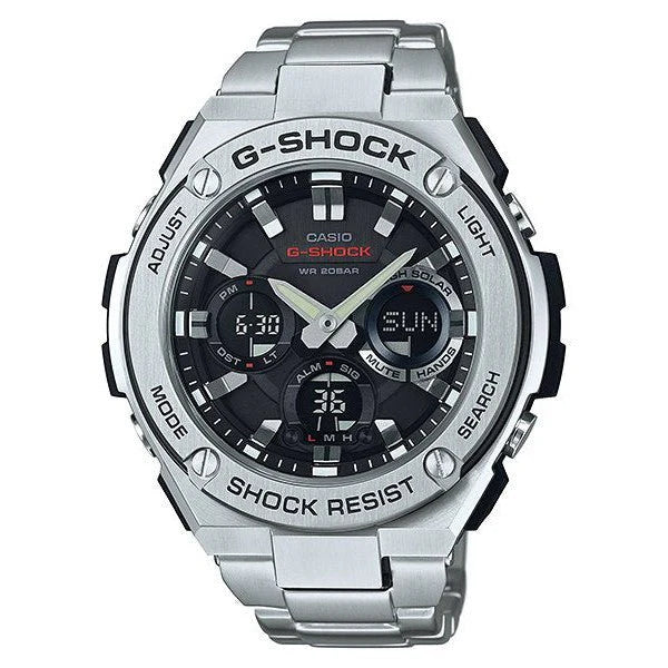 G-Shock Digital & Analogue Watch G-Steel Series GSTS110D-1A / GST-S110D-1A | Default Title
