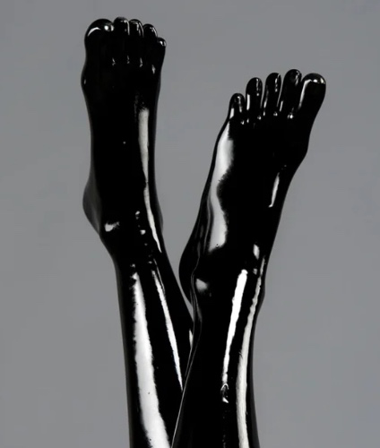 Latex Toe Socks