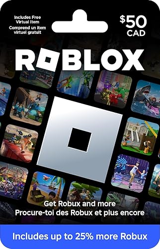 Roblox Physical Gift Card [Includes Free Virtual Item] [Redeem Worldwide] - 50 - Standard