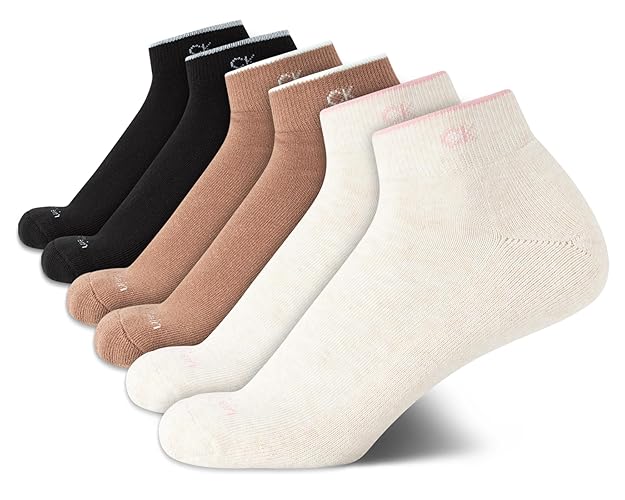 Calvin Klein Women White/Brown - 4-10 - Oatmeal Heather