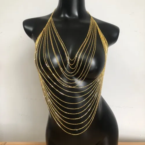 Gold or Silver Body Chain