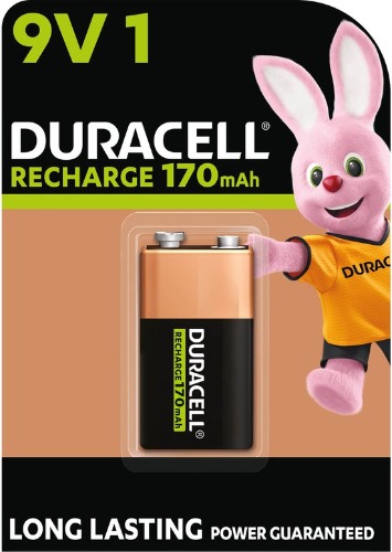 Duracell Oplaadbare 9V batterijen - 170 mAH - 1 stuk | bol