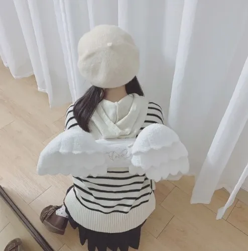 Angel Wings Plush Backpack