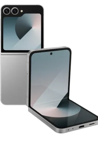 Samsung Galaxy Z Flip6 5G AI Smartphone (Silver Shadow, 12GB RAM, 256GB Storage) : Amazon.in