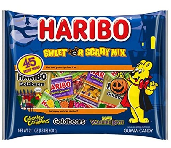 Haribo Sweet or Scary Mix Treat Pack 45 Count