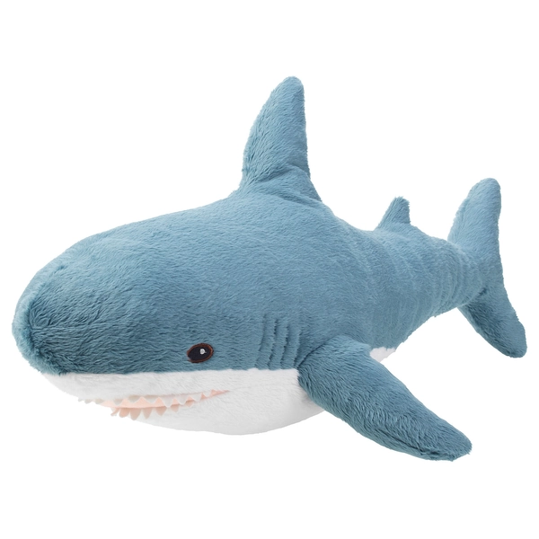 BLÅHAJ Soft toy - baby shark 55 cm (21 ¾ ")