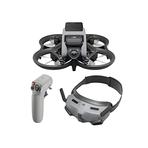 DJI Avata Pro-View Combo (DJI RC Motion 2) – Drohne UAV Quadrokopter mit stabilisiertem 4K-Video, Sichtfeld von 155°, Notbremse und Schwebeflug, inklusive neuem RC Motion 2 und DJI Goggles 2 - Avata Pro-View Combo - Standard - Goggles 2 + RC Motion 2