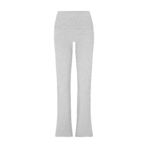 COTTON JERSEY FOLDOVER PANT | LIGHT HEATHER GREY