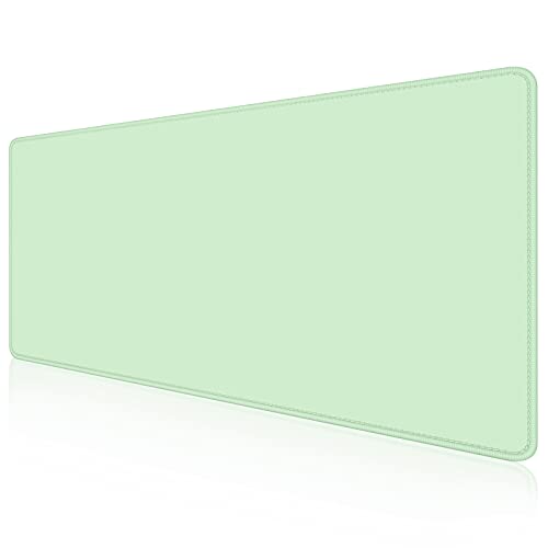 Dapesuom Large Mouse Pad, Extended Gaming Mouse Pad with Stitched Edges, Waterproof Desk Pads with Non-Slip Base, Computer Keyboard Pad, Big Mouse Mat for Laptop, Office, 23.6 x 11.8 in, Lake Green - Lake Green - XL Large (23.6" x 11.8" )