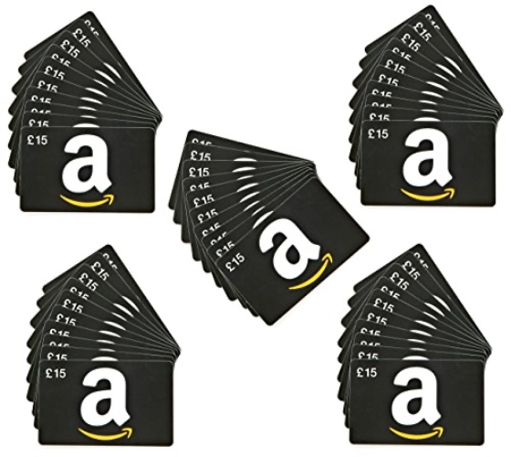 Amazon.co.uk Gift Cards - 50-Pack - 15 - Pack of 50