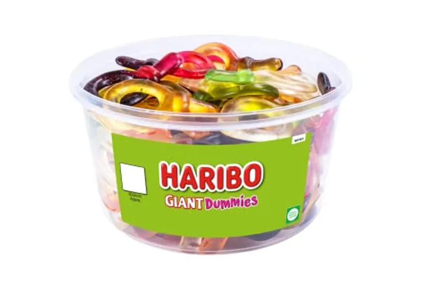 HARIBO Giant Dummies x 60 Pieces Sweets Tub