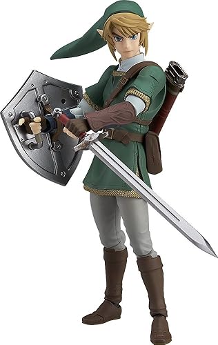 Good Smile The Legend of Zelda Twilight Princess Link (Deluxe Version) Figma Action Figure, 180 months to 1188 months