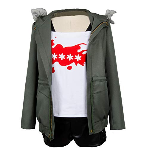 Ya-cos Women Cosplay Costume Casual Coat Jacket Shirt Tee Suit Dress Up - Small - Green